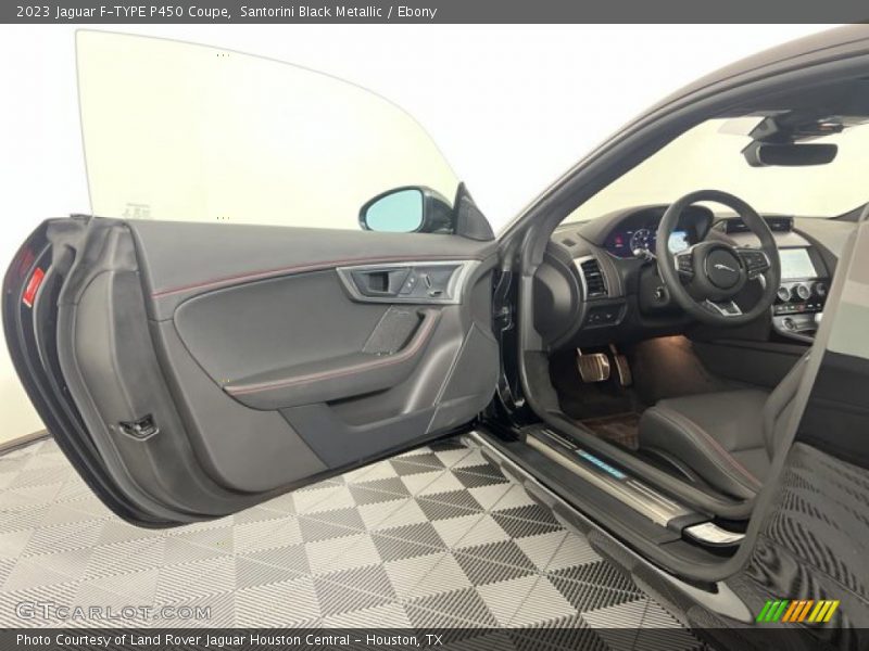 Santorini Black Metallic / Ebony 2023 Jaguar F-TYPE P450 Coupe