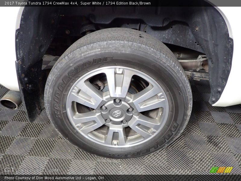 Super White / 1794 Edition Black/Brown 2017 Toyota Tundra 1794 CrewMax 4x4