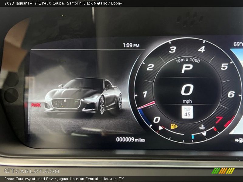 Santorini Black Metallic / Ebony 2023 Jaguar F-TYPE P450 Coupe
