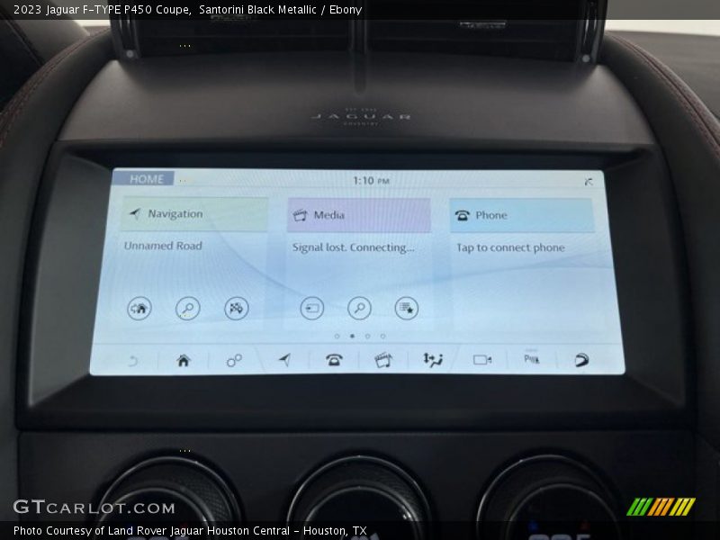 Santorini Black Metallic / Ebony 2023 Jaguar F-TYPE P450 Coupe