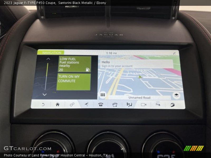 Santorini Black Metallic / Ebony 2023 Jaguar F-TYPE P450 Coupe