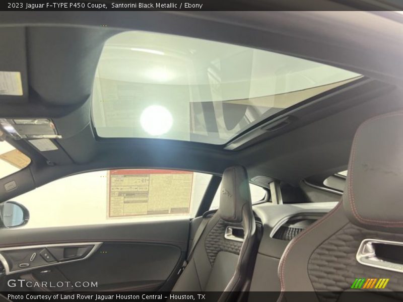 Santorini Black Metallic / Ebony 2023 Jaguar F-TYPE P450 Coupe