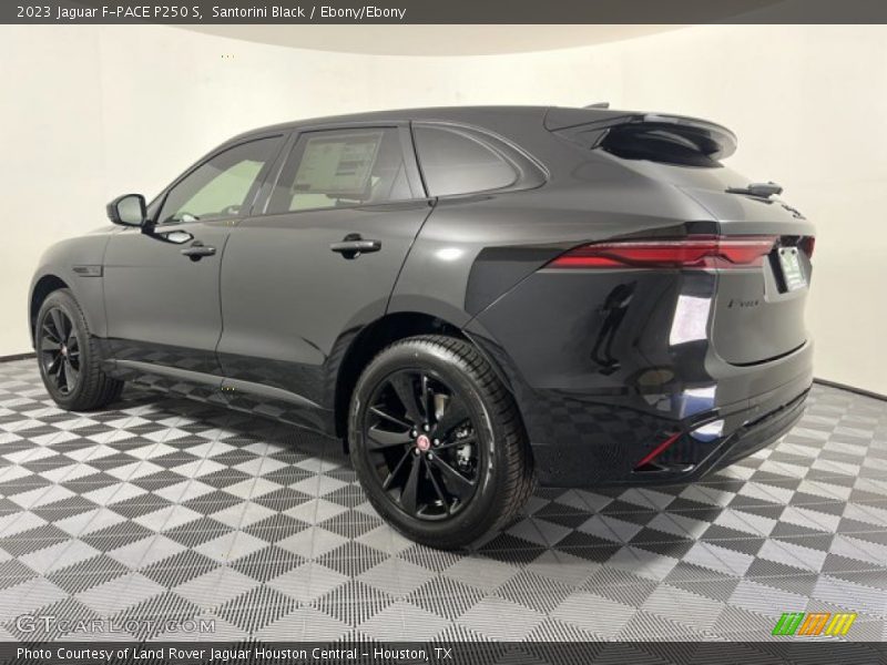 Santorini Black / Ebony/Ebony 2023 Jaguar F-PACE P250 S