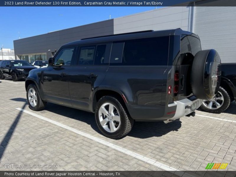 Carpathian Gray Metallic / Vintage Tan/Ebony 2023 Land Rover Defender 130 First Edition