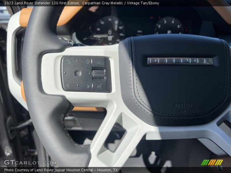 Carpathian Gray Metallic / Vintage Tan/Ebony 2023 Land Rover Defender 130 First Edition