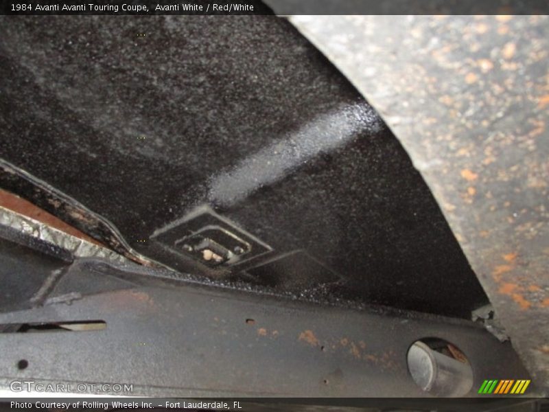 Undercarriage of 1984 Avanti Touring Coupe