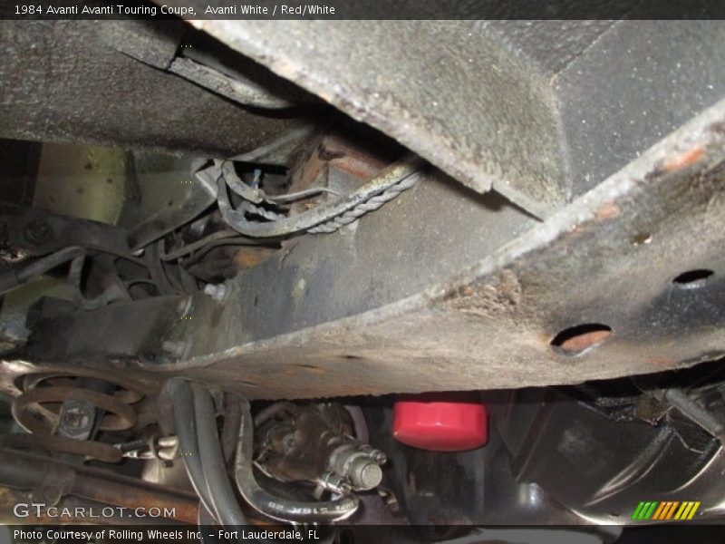 Undercarriage of 1984 Avanti Touring Coupe