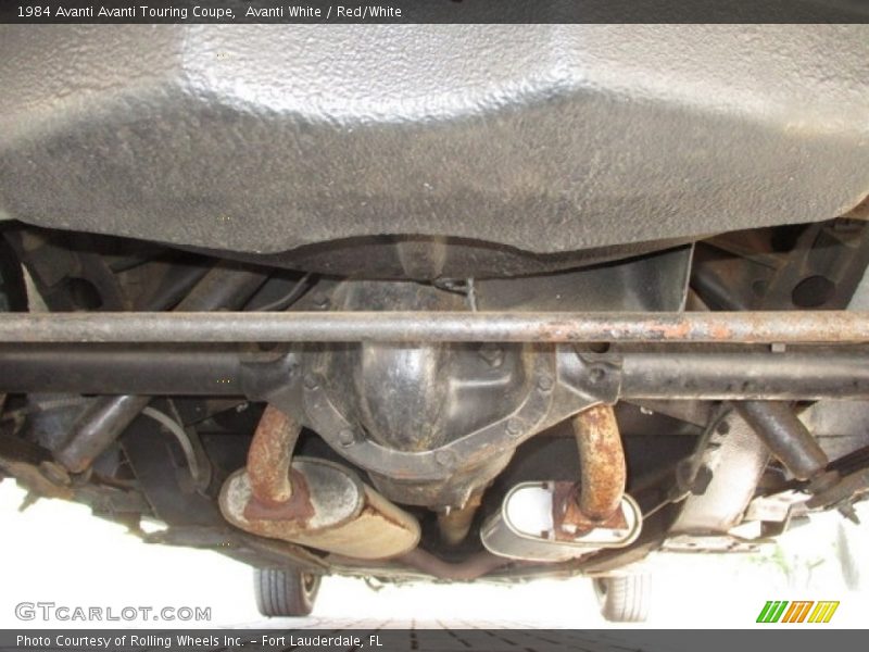 Undercarriage of 1984 Avanti Touring Coupe