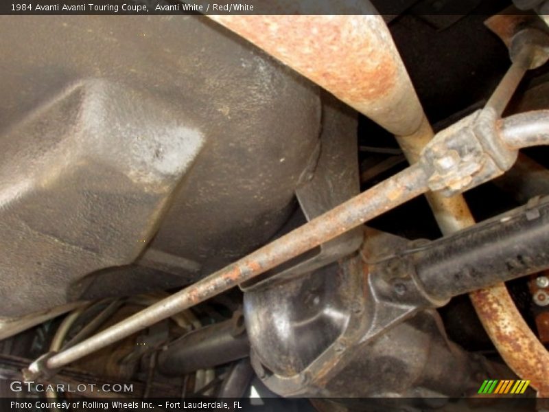 Undercarriage of 1984 Avanti Touring Coupe