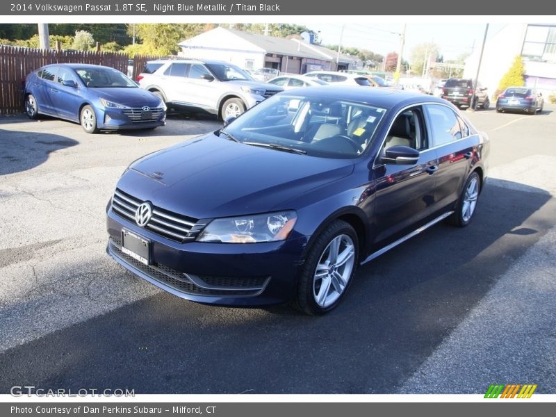 Night Blue Metallic / Titan Black 2014 Volkswagen Passat 1.8T SE