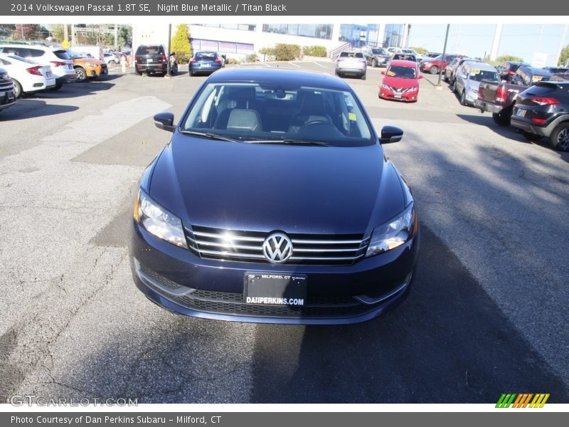 Night Blue Metallic / Titan Black 2014 Volkswagen Passat 1.8T SE