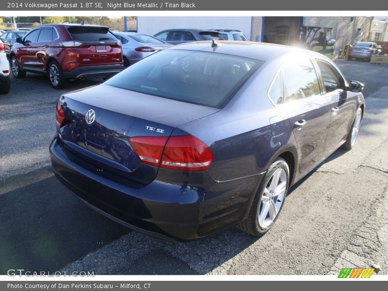 Night Blue Metallic / Titan Black 2014 Volkswagen Passat 1.8T SE