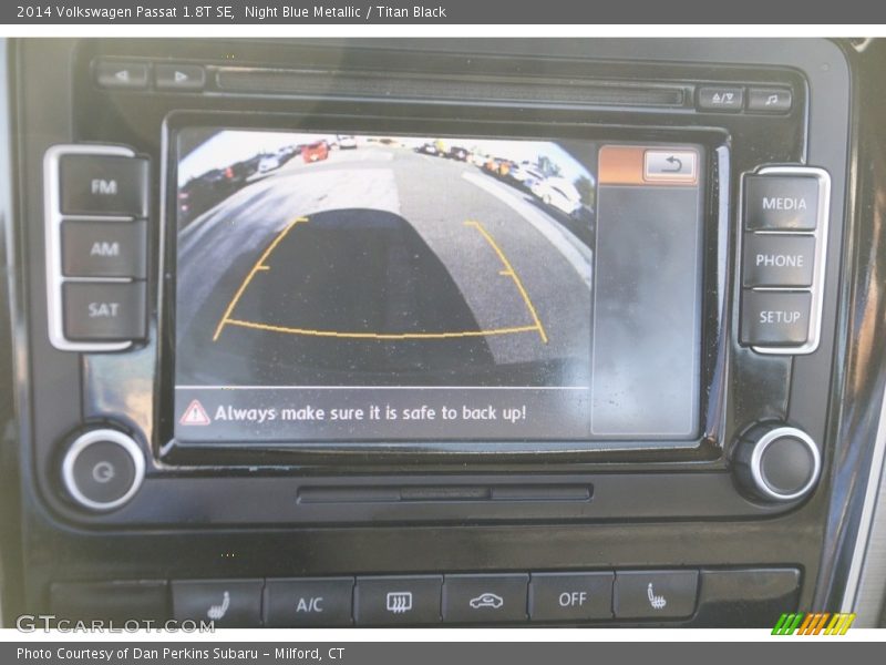 Night Blue Metallic / Titan Black 2014 Volkswagen Passat 1.8T SE