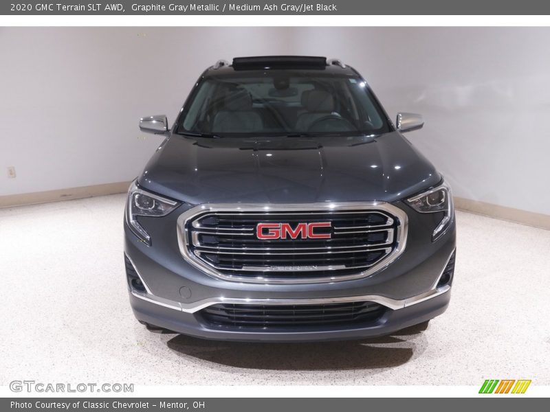 Graphite Gray Metallic / Medium Ash Gray/Jet Black 2020 GMC Terrain SLT AWD