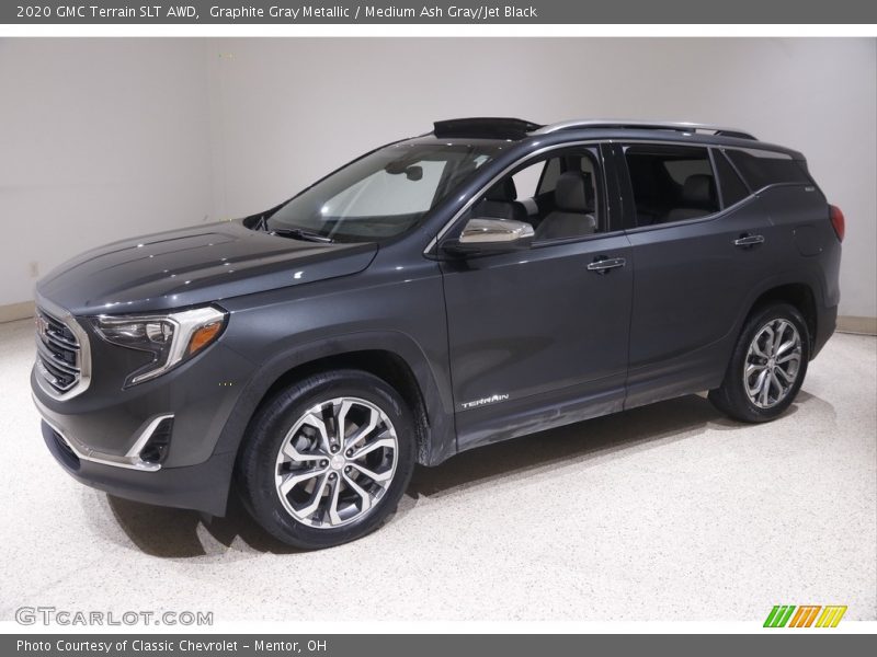 Graphite Gray Metallic / Medium Ash Gray/Jet Black 2020 GMC Terrain SLT AWD
