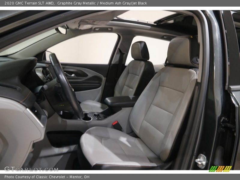 Graphite Gray Metallic / Medium Ash Gray/Jet Black 2020 GMC Terrain SLT AWD