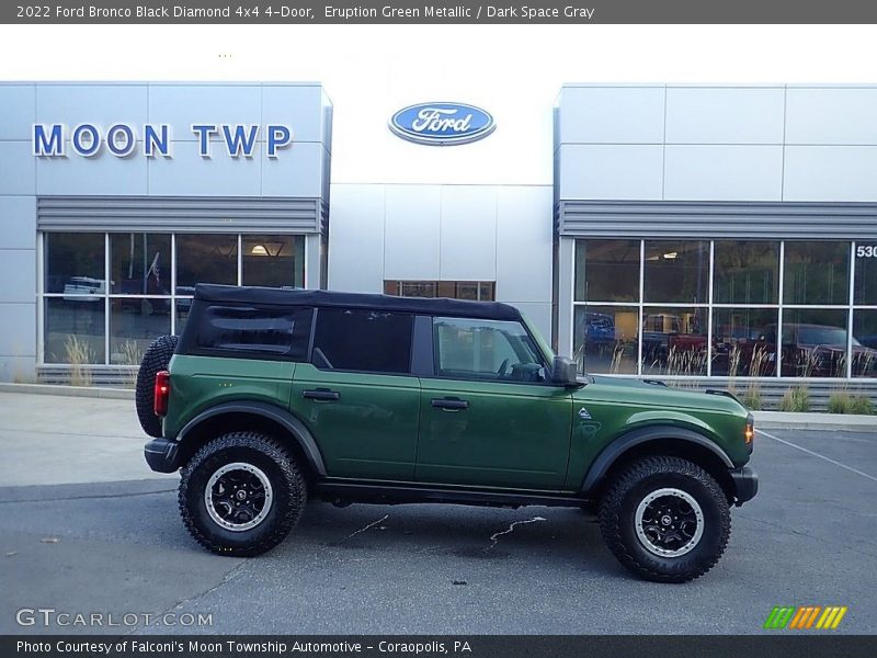 Eruption Green Metallic / Dark Space Gray 2022 Ford Bronco Black Diamond 4x4 4-Door