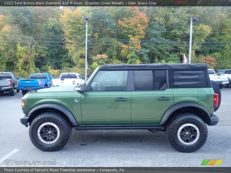 Eruption Green Metallic / Dark Space Gray 2022 Ford Bronco Black Diamond 4x4 4-Door
