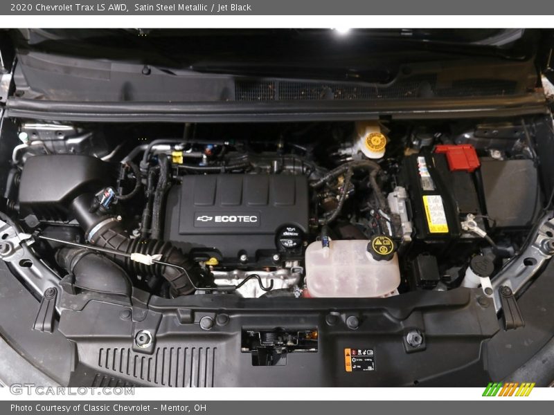 Satin Steel Metallic / Jet Black 2020 Chevrolet Trax LS AWD