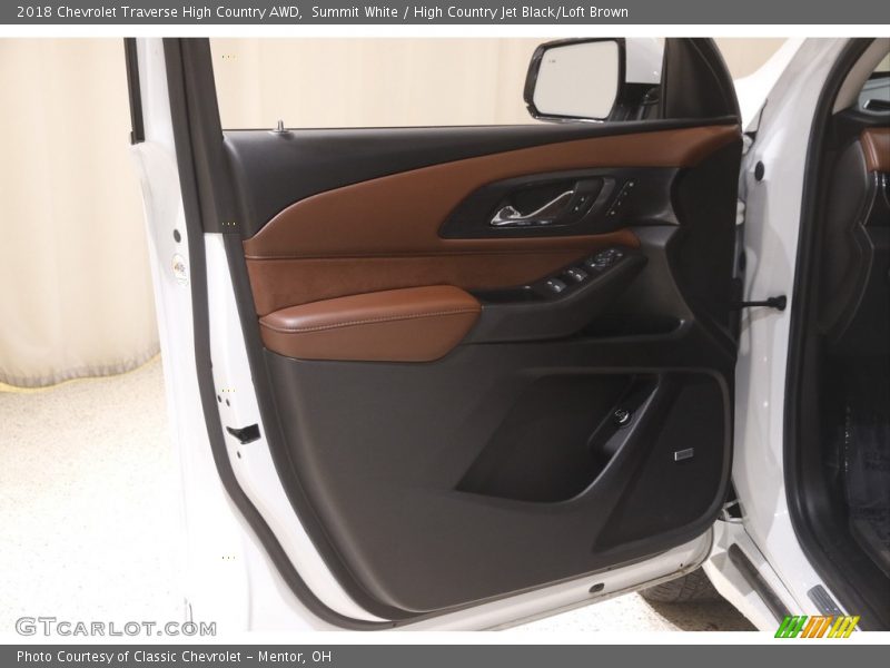 Summit White / High Country Jet Black/Loft Brown 2018 Chevrolet Traverse High Country AWD