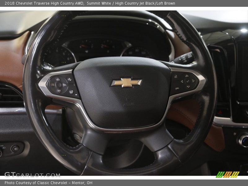 Summit White / High Country Jet Black/Loft Brown 2018 Chevrolet Traverse High Country AWD