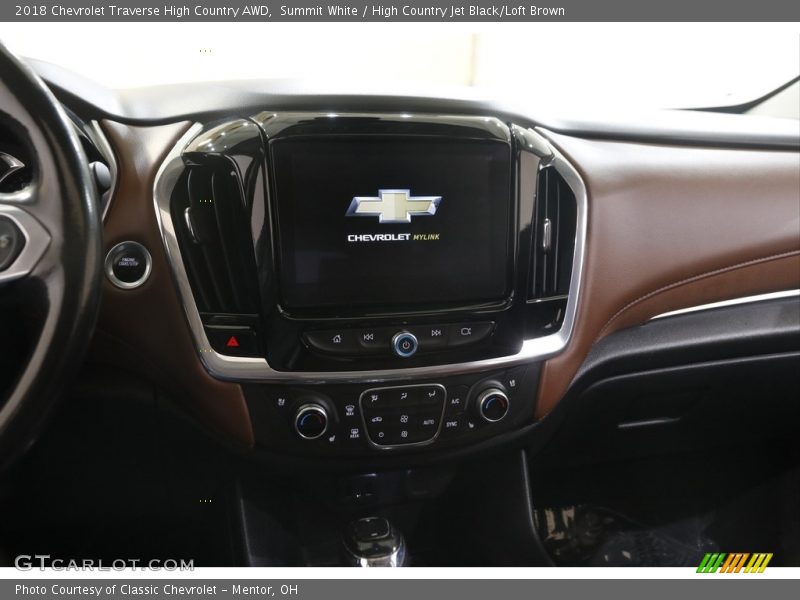 Summit White / High Country Jet Black/Loft Brown 2018 Chevrolet Traverse High Country AWD