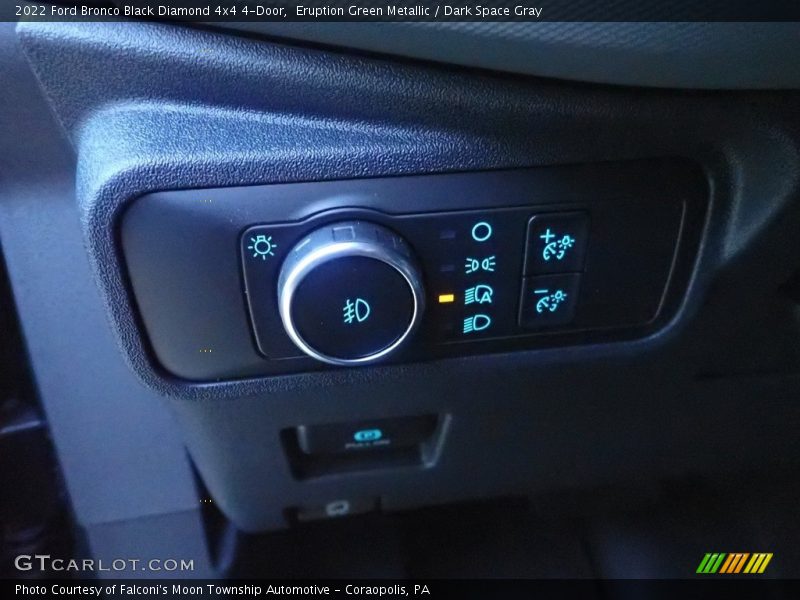 Controls of 2022 Bronco Black Diamond 4x4 4-Door