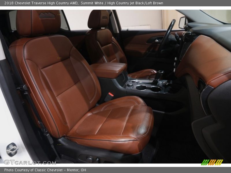 Summit White / High Country Jet Black/Loft Brown 2018 Chevrolet Traverse High Country AWD