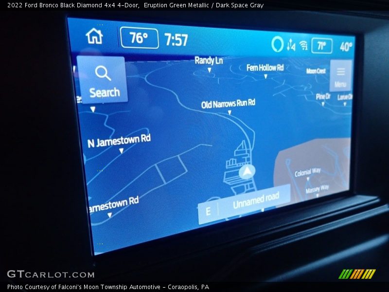 Eruption Green Metallic / Dark Space Gray 2022 Ford Bronco Black Diamond 4x4 4-Door