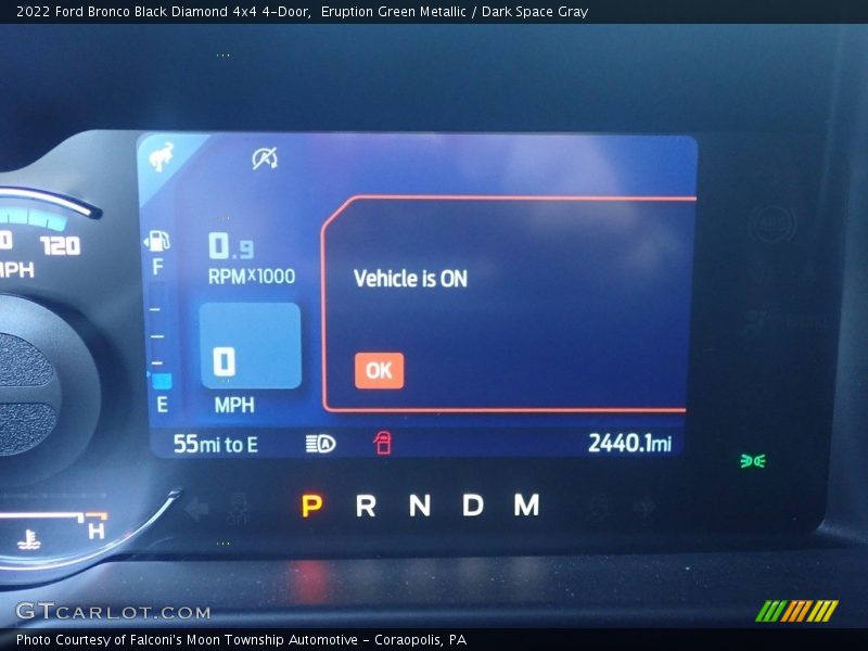 Eruption Green Metallic / Dark Space Gray 2022 Ford Bronco Black Diamond 4x4 4-Door