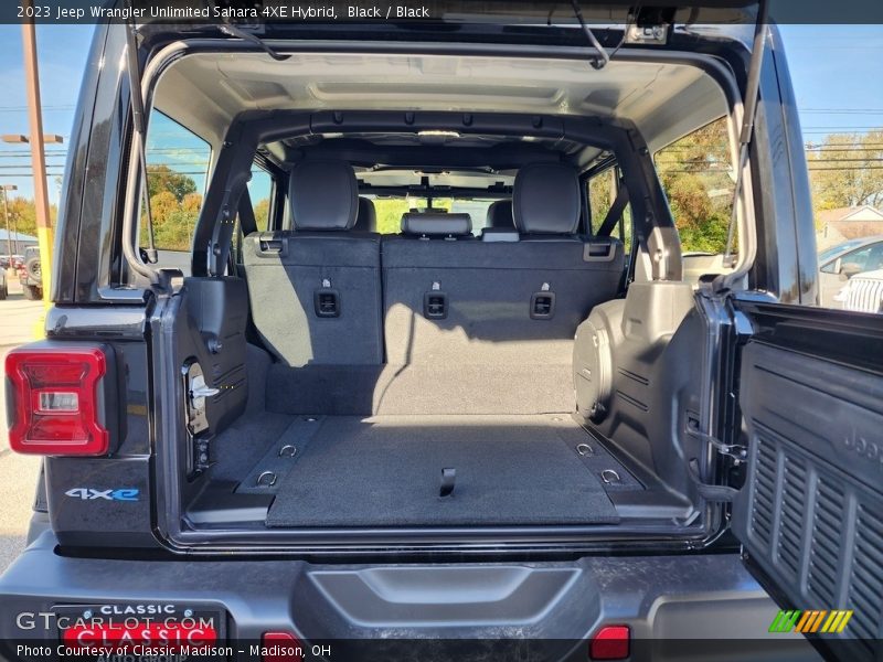 Black / Black 2023 Jeep Wrangler Unlimited Sahara 4XE Hybrid