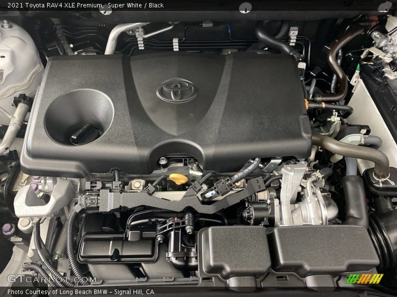 Super White / Black 2021 Toyota RAV4 XLE Premium