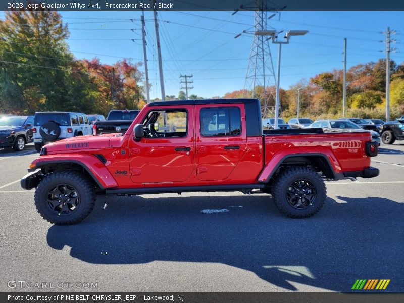  2023 Gladiator Willys 4x4 Firecracker Red