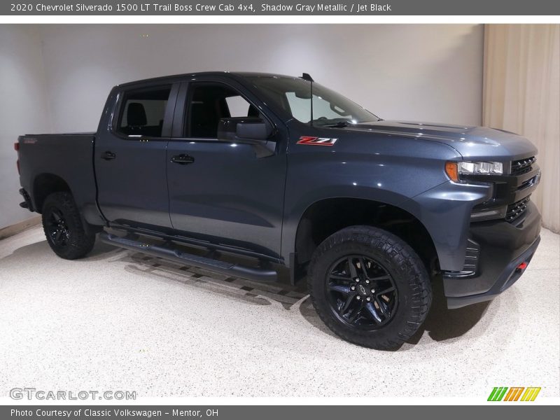 Shadow Gray Metallic / Jet Black 2020 Chevrolet Silverado 1500 LT Trail Boss Crew Cab 4x4