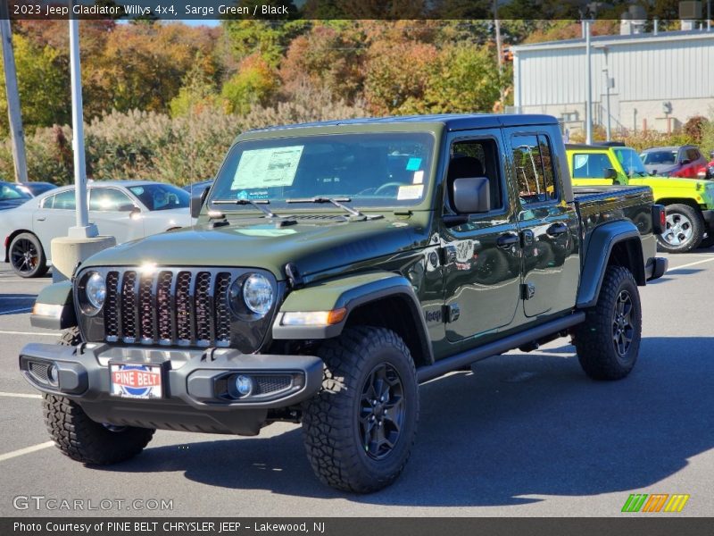 Sarge Green / Black 2023 Jeep Gladiator Willys 4x4