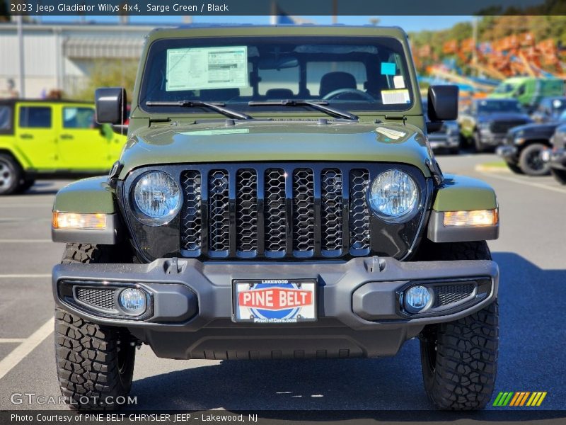 Sarge Green / Black 2023 Jeep Gladiator Willys 4x4