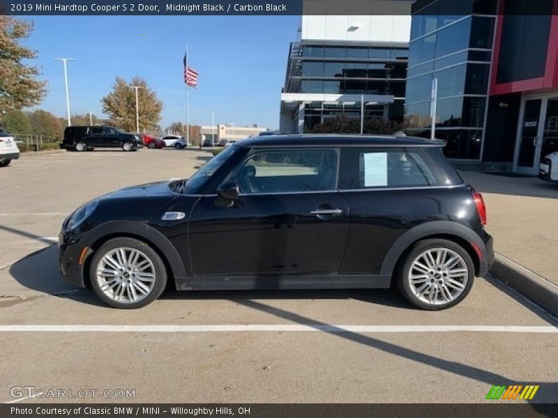 Midnight Black / Carbon Black 2019 Mini Hardtop Cooper S 2 Door
