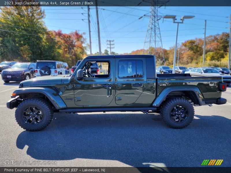 Sarge Green / Black 2023 Jeep Gladiator Willys 4x4