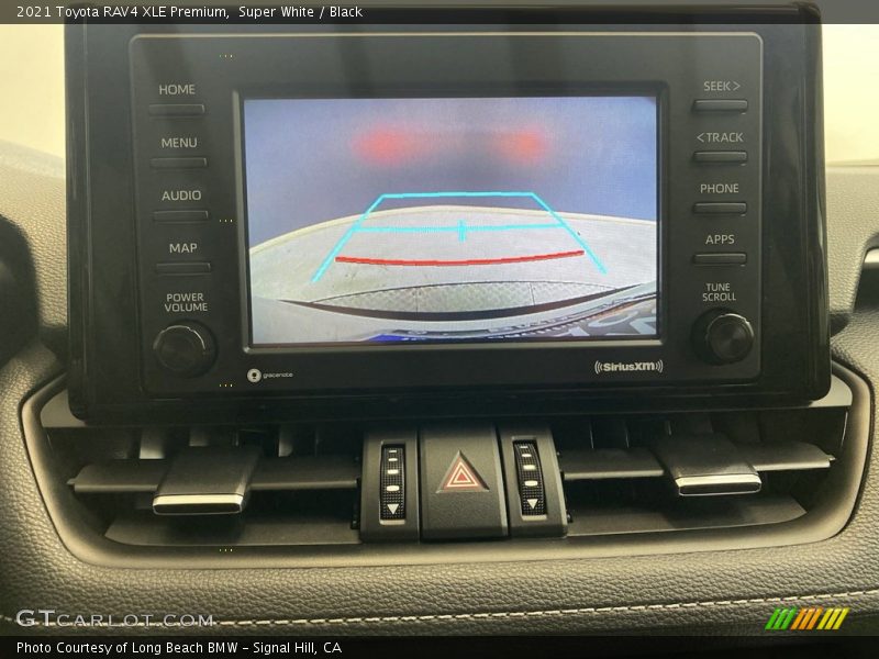 Super White / Black 2021 Toyota RAV4 XLE Premium