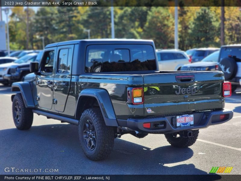 Sarge Green / Black 2023 Jeep Gladiator Willys 4x4