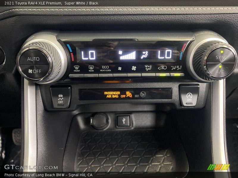 Super White / Black 2021 Toyota RAV4 XLE Premium