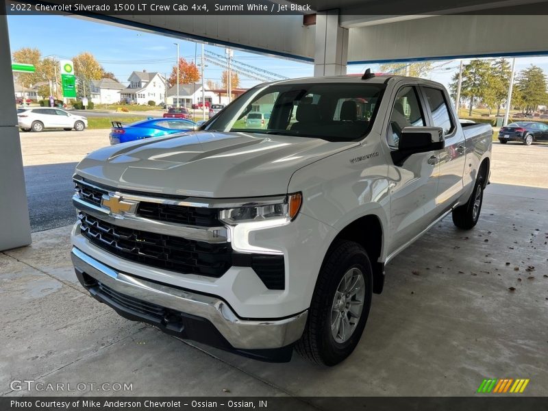 Summit White / Jet Black 2022 Chevrolet Silverado 1500 LT Crew Cab 4x4