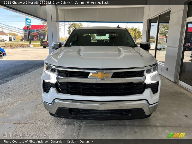 Summit White / Jet Black 2022 Chevrolet Silverado 1500 LT Crew Cab 4x4