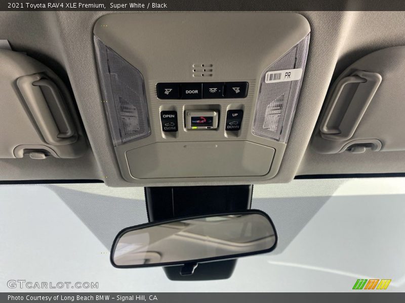 Super White / Black 2021 Toyota RAV4 XLE Premium