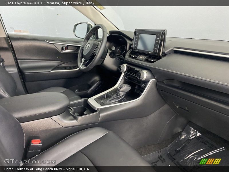 Super White / Black 2021 Toyota RAV4 XLE Premium