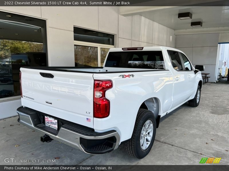 Summit White / Jet Black 2022 Chevrolet Silverado 1500 LT Crew Cab 4x4