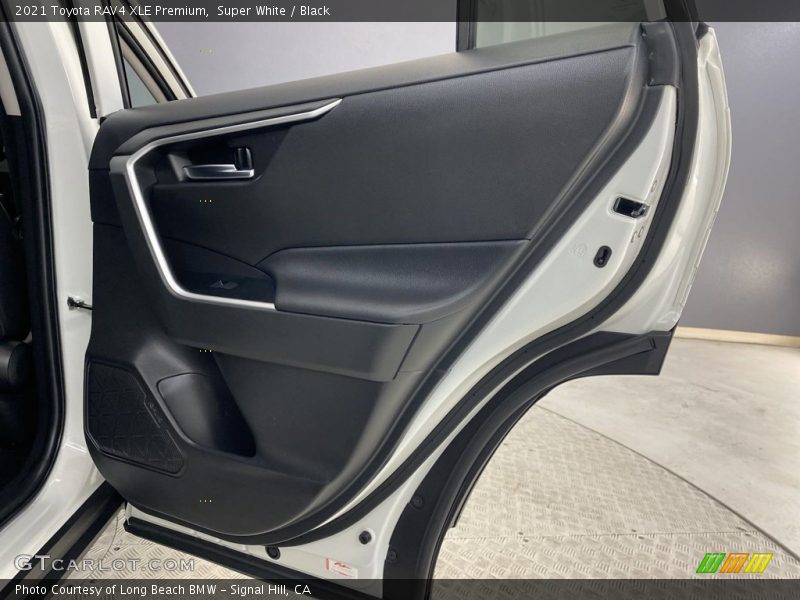 Super White / Black 2021 Toyota RAV4 XLE Premium