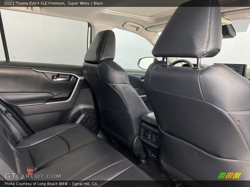 Super White / Black 2021 Toyota RAV4 XLE Premium