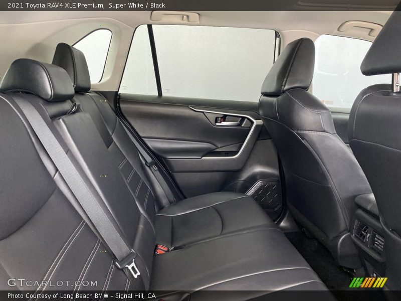 Super White / Black 2021 Toyota RAV4 XLE Premium