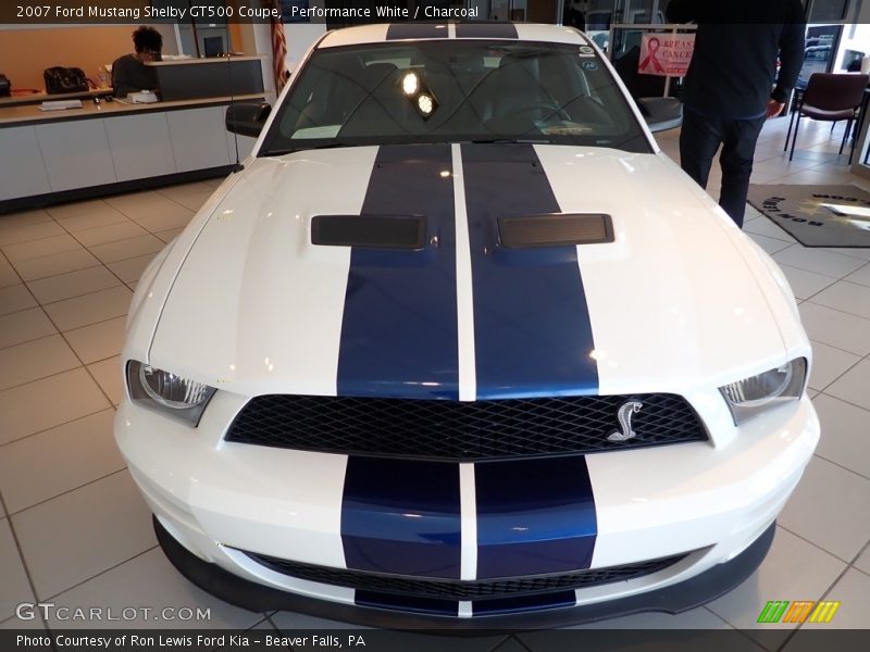 Performance White / Charcoal 2007 Ford Mustang Shelby GT500 Coupe